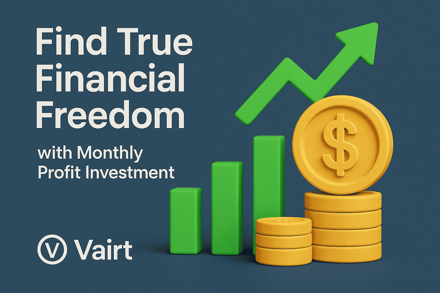 Find True Financial Freedom with Monthly Profit Investment by Vairt