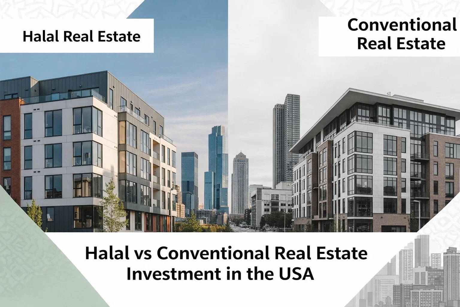 Halal vs Conventional Real Estate Investment in the USA