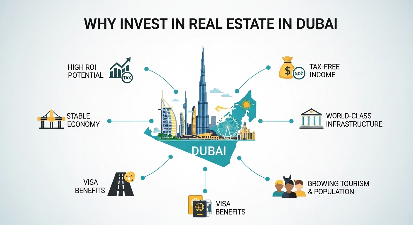 Why to Invest in Real Estate in Dubai: Guide for Global Investors