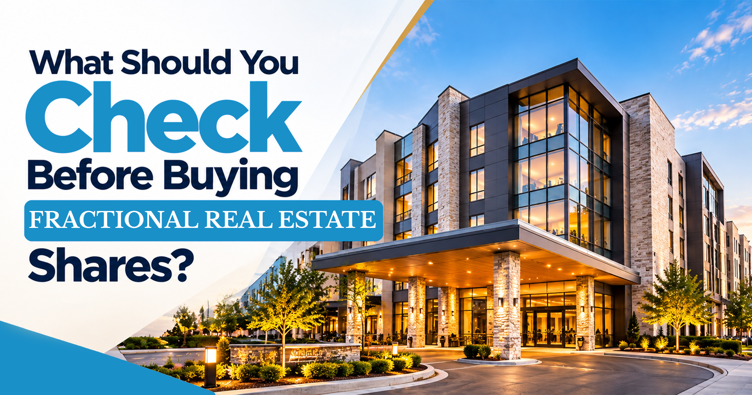What Should You Check Before Buying Fractional Real Estate Shares?