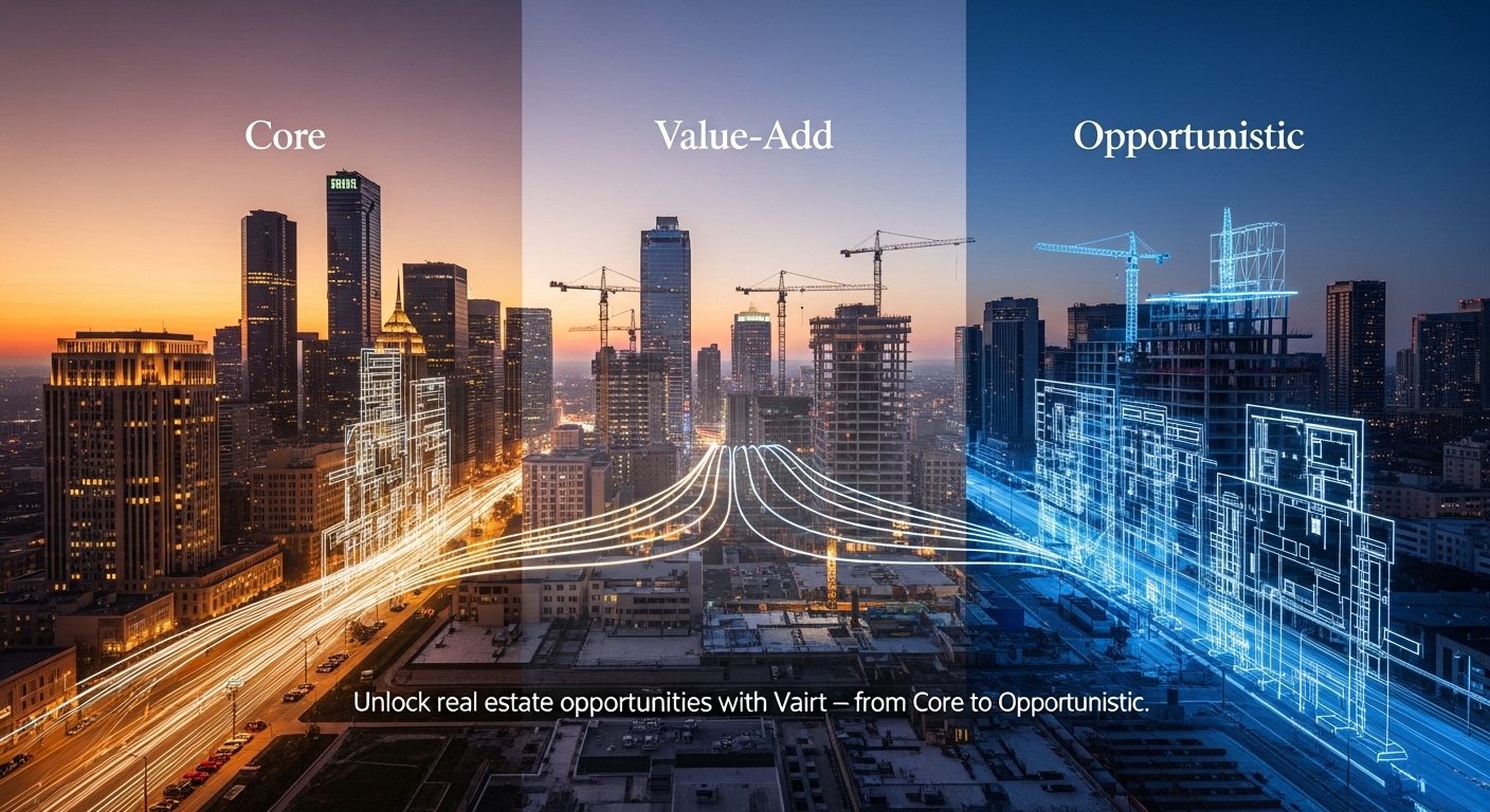 Explore Core, Value-Add, and Opportunistic Investments with Vairt